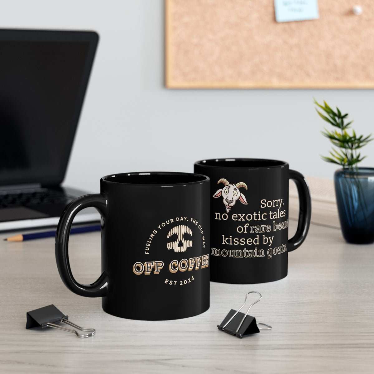 OFP Coffee Mug: No Exotic Tales